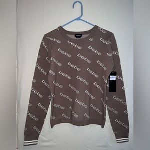 Brand New Bebe Graphic Sweater